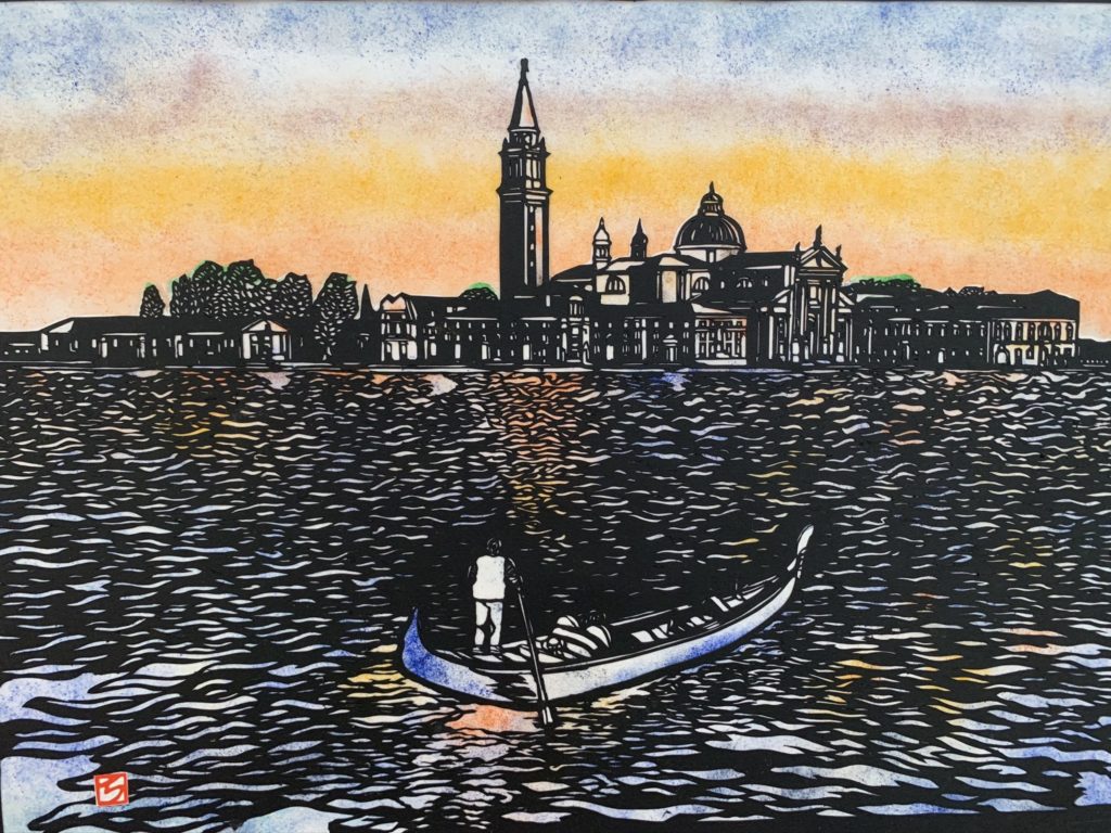 切り絵イタリア・ヴェネツィア